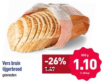Promoties Vers bruin tijgerbrood - Huismerk - Aldi - Geldig van 19/08/2019 tot 24/08/2019 bij Aldi