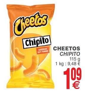 Promoties Cheetos chipito - Huismerk - Cora - Geldig van 20/08/2019 tot 26/08/2019 bij Cora