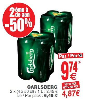 Promoties Carlsberg - Carlsberg Luxe - Geldig van 20/08/2019 tot 26/08/2019 bij Cora
