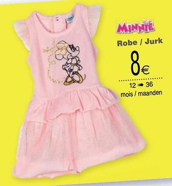Promotions Robe - jurk - Minnie Mouse - Valide de 20/08/2019 à 02/09/2019 chez Cora