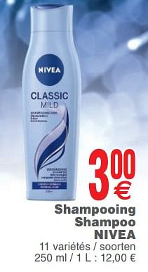 Promoties Shampooing shampoo nivea - Nivea - Geldig van 20/08/2019 tot 26/08/2019 bij Cora