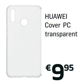 Promoties Huawei cover pc transparent - Huawei - Geldig van 20/08/2019 tot 14/09/2019 bij Base