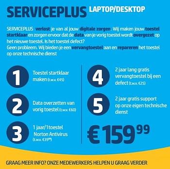 Promoties Servicepluslaptop-desktop - Huismerk - Auva - Geldig van 23/08/2019 tot 01/09/2019 bij Auva