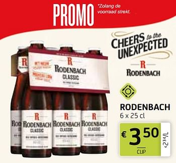 Promoties Rodenbach - Rodenbach - Geldig van 16/08/2019 tot 29/08/2019 bij BelBev