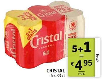 Promoties Cristal - Cristal - Geldig van 16/08/2019 tot 29/08/2019 bij BelBev