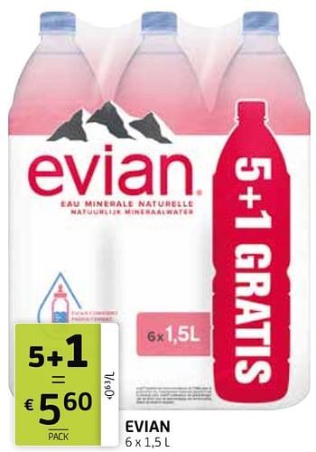 Promoties Evian - Evian - Geldig van 16/08/2019 tot 29/08/2019 bij BelBev