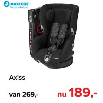 Promoties Axiss - Maxi-cosi - Geldig van 05/08/2019 tot 31/08/2019 bij Baby-Dump