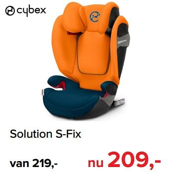 Promoties Solution s-fix - Cybex - Geldig van 05/08/2019 tot 31/08/2019 bij Baby-Dump