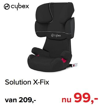 Promoties Solution x-fix - Cybex - Geldig van 05/08/2019 tot 31/08/2019 bij Baby-Dump