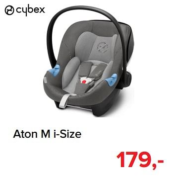 Promoties Aton m i-size - Cybex - Geldig van 05/08/2019 tot 31/08/2019 bij Baby-Dump