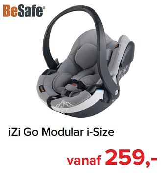 Promoties Izi go modular i-size - BeSafe - Geldig van 05/08/2019 tot 31/08/2019 bij Baby-Dump