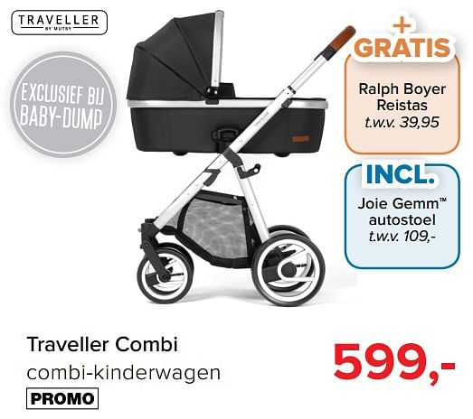 mutsy traveller combi black