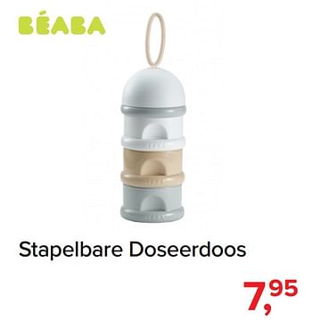 Promoties Stapelbare doseerdoos - Beaba - Geldig van 05/08/2019 tot 31/08/2019 bij Baby-Dump