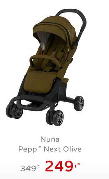 Promoties Nuna pepp next olive - Nuna - Geldig van 19/08/2019 tot 25/08/2019 bij Baby & Tiener Megastore