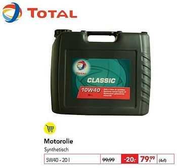 Promoties Total motorolie 5w40 - Total - Geldig van 28/08/2019 tot 10/09/2019 bij Makro
