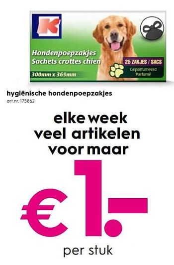 Promoties Hygiënische hondenpoepzakjes - Huismerk - Blokker - Geldig van 21/08/2019 tot 03/09/2019 bij Blokker
