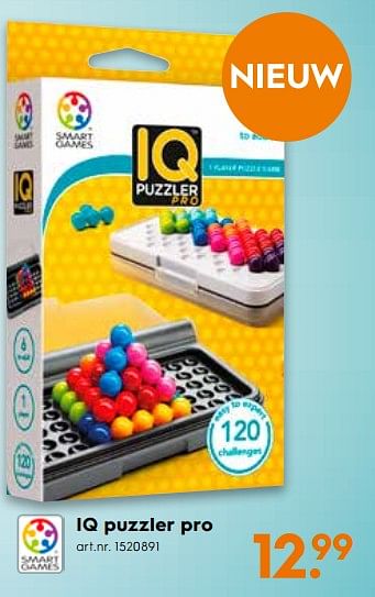 Promoties Iq puzzler pro - Smart Games - Geldig van 21/08/2019 tot 03/09/2019 bij Blokker
