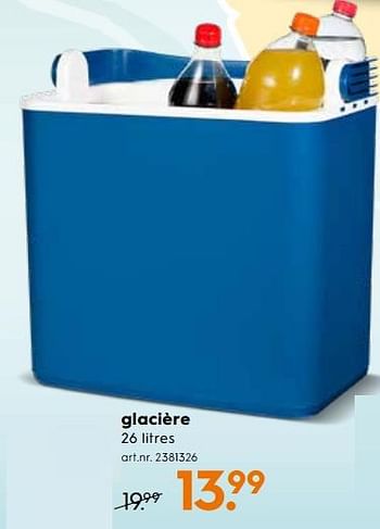 Promotions Glacière - Produit maison - Blokker - Valide de 21/08/2019 à 03/09/2019 chez Blokker