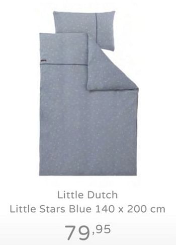 Promoties Little dutch little stars blue - Little Dutch - Geldig van 18/08/2019 tot 07/09/2019 bij Baby & Tiener Megastore