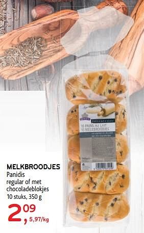 Promoties Melkbroodjes panidis - Panidis - Geldig van 28/08/2019 tot 10/09/2019 bij Alvo
