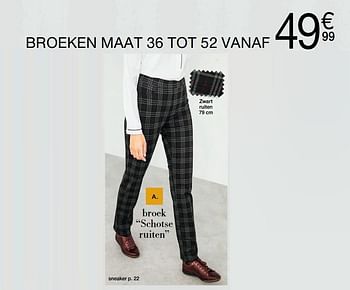 Promotions Broek schotse ruiten - Produit Maison - Damart - Valide de 05/08/2019 à 31/12/2019 chez Damart