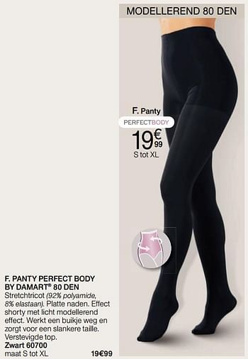 Promotions Panty perfect body by damart 80 den - Produit Maison - Damart - Valide de 05/08/2019 à 31/12/2019 chez Damart