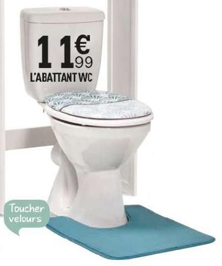 Abattant wc outlet centrakor