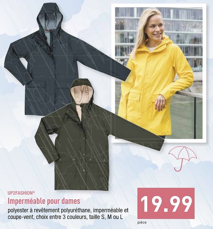 Regenjas cheap dames aldi