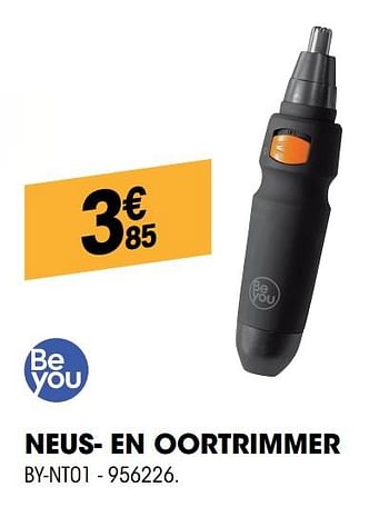 Promoties Be you neus- en oortrimmer by-nt01 - Be You - Geldig van 29/08/2019 tot 16/09/2019 bij Electro Depot