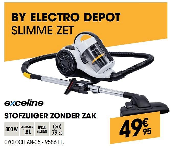 Exceline Exceline stofzuiger zonder zak cycloclean 05 Promotie