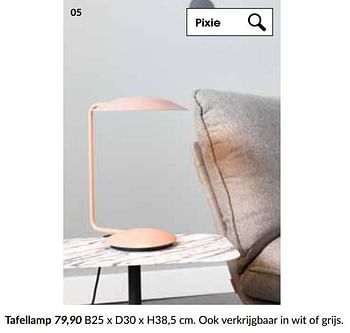Promoties Tafellamp - Zuiver - Geldig van 26/08/2019 tot 31/12/2019 bij Deba Meubelen