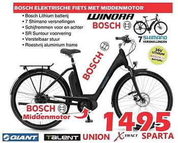 opschorten zout Calligrapher Bosch Bosch elektrische fiets met middenmotor - Promotie bij Itek