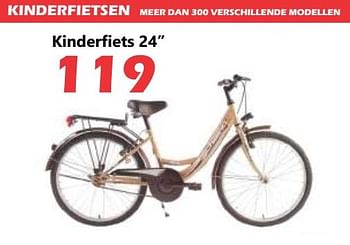 Promoties Kinderfietsen meer dan 300 verschillende modellen kinderfiets 24 - Huismerk - Itek - Geldig van 23/08/2019 tot 15/09/2019 bij Itek