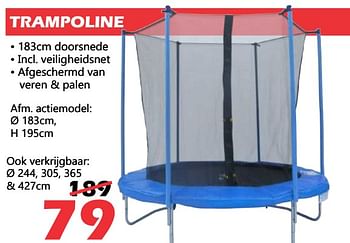 Promoties Trampoline - Huismerk - Itek - Geldig van 23/08/2019 tot 15/09/2019 bij Itek