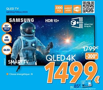 Promotions Samsung qled tv qe55q70 - Samsung - Valide de 28/08/2019 à 24/09/2019 chez Krefel