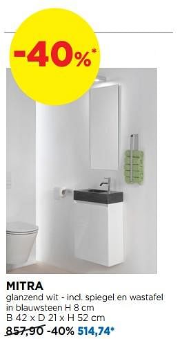 Promoties Balmani toiletmeubel mitra - Balmani - Geldig van 01/09/2019 tot 30/09/2019 bij X2O