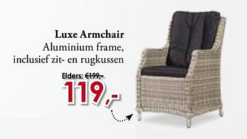 Promoties Luxe armchair - Huismerk - Paco - Geldig van 23/08/2019 tot 23/09/2019 bij Paco