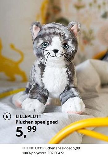 Promotions Lilleplutt pluchen speelgoed - Produit maison - Ikea - Valide de 23/08/2019 à 31/07/2020 chez Ikea