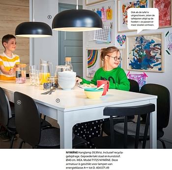 Promoties Nymåne hanglamp - Huismerk - Ikea - Geldig van 23/08/2019 tot 31/07/2020 bij Ikea