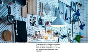 Promoties Foto hanglamp - Huismerk - Ikea - Geldig van 23/08/2019 tot 31/07/2020 bij Ikea