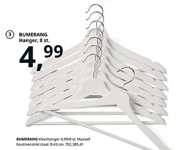 Promotions Bumerang kleerhanger - Produit maison - Ikea - Valide de 23/08/2019 à 31/07/2020 chez Ikea