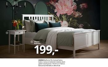 Promoties Hemnes bedframe - Huismerk - Ikea - Geldig van 23/08/2019 tot 31/07/2020 bij Ikea