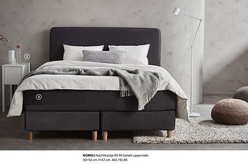 Promoties Nordli nachtkastje - Huismerk - Ikea - Geldig van 23/08/2019 tot 31/07/2020 bij Ikea