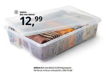 Huismerk - Samla met deksel Promotie bij Ikea