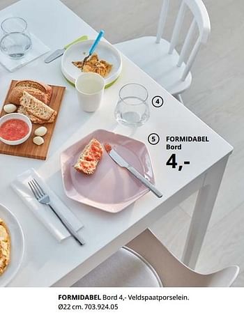 Promoties Formidabel bord - Huismerk - Ikea - Geldig van 23/08/2019 tot 31/07/2020 bij Ikea