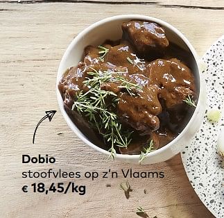 Promoties Dobio stoofvlees op z`n vlaams - Dobio - Geldig van 04/09/2019 tot 01/10/2019 bij Bioplanet