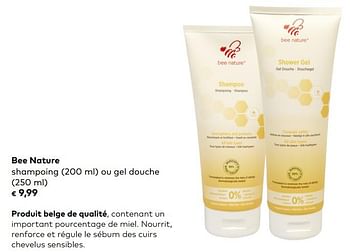 Promoties Bee nature shampoing ou gel douche - Bee Natural - Geldig van 04/09/2019 tot 01/10/2019 bij Bioplanet