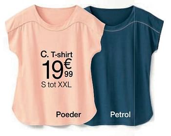 Promotions T-shirt - Produit Maison - Damart - Valide de 01/09/2019 à 30/09/2019 chez Damart