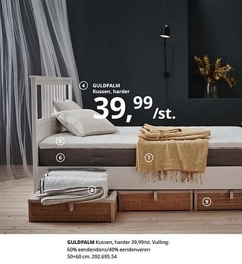 Promoties Guldpalm kussen, harder - Huismerk - Ikea - Geldig van 23/08/2019 tot 31/07/2020 bij Ikea