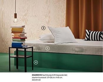 Promoties Knarrevik nachtkastje - Huismerk - Ikea - Geldig van 23/08/2019 tot 31/07/2020 bij Ikea